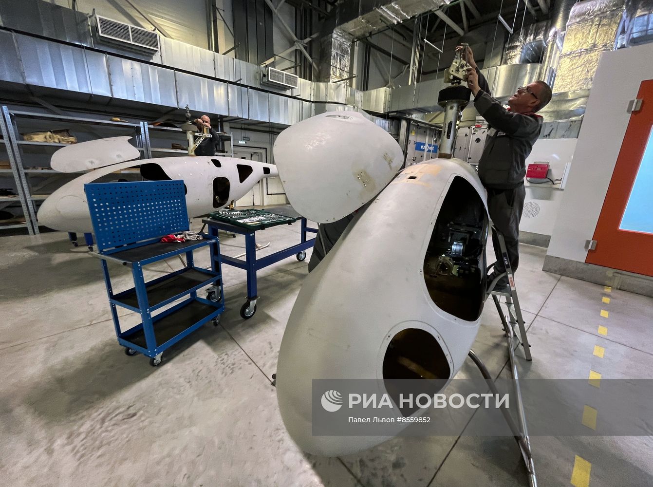 Производство беспилотников вертолетного типа в московском индустриальном парке "Руднево"