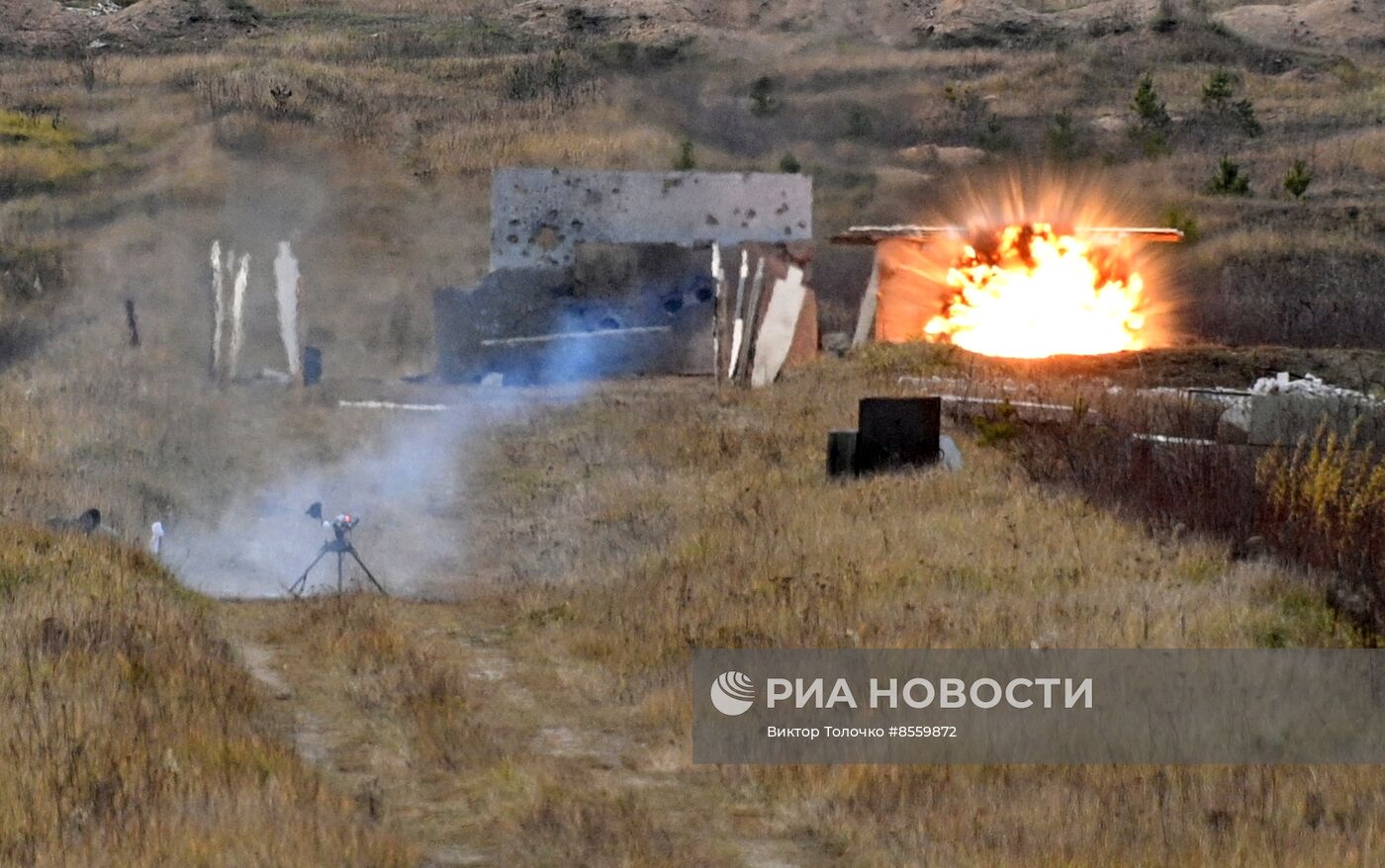 Испытания белорусского гранатомета "Сапфир"