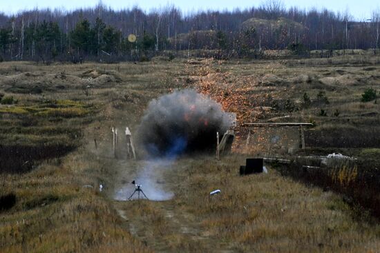 Испытания белорусского гранатомета "Сапфир"