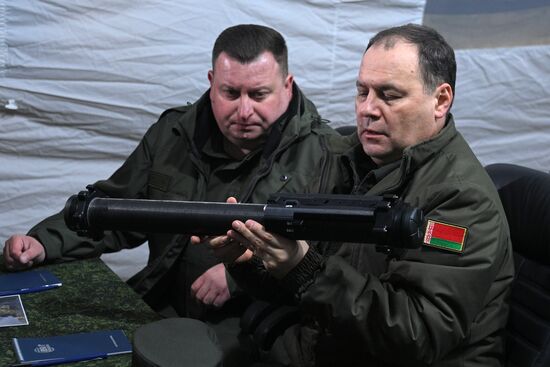 Испытания белорусского гранатомета "Сапфир"