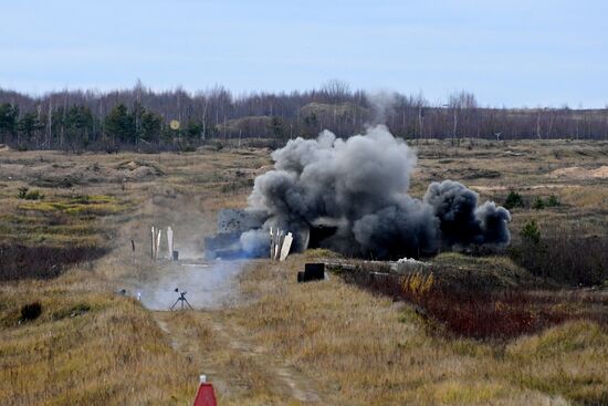 Испытания белорусского гранатомета "Сапфир"