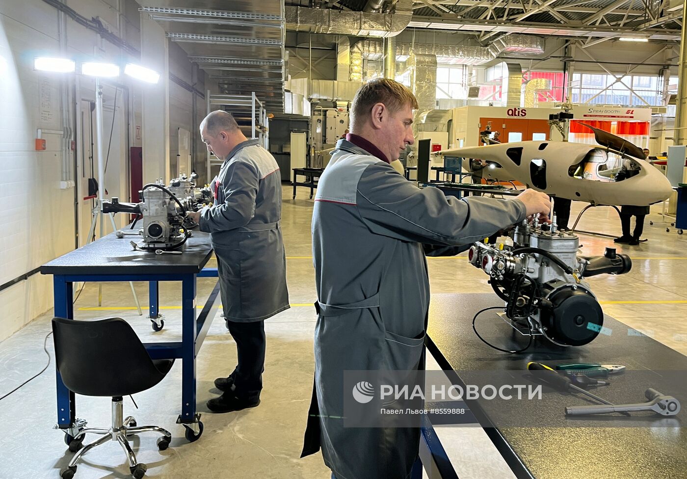 Производство беспилотников вертолетного типа в московском индустриальном парке "Руднево"