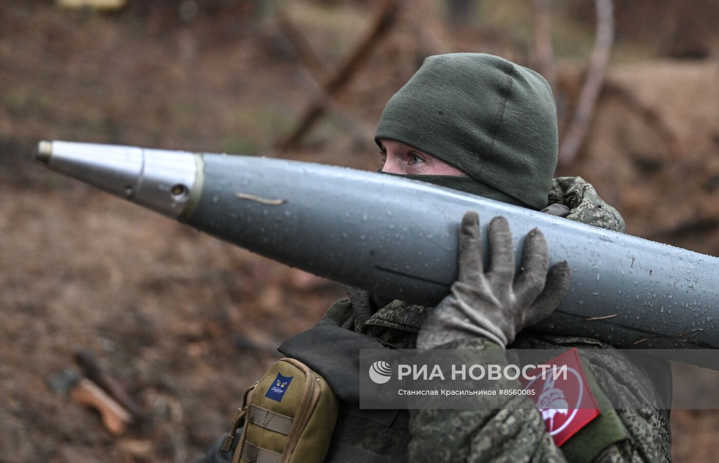 Боевая работа расчетов РСЗО БМ-21 "Град" гвардейского мотострелкового полка ЦВО на Краснолиманском направлении СВО