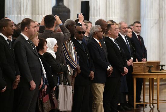 Церемония вручения первой Эрмитажной премии в области культуры и искусства