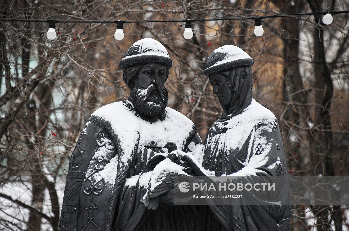 Первый снег во Владивостоке