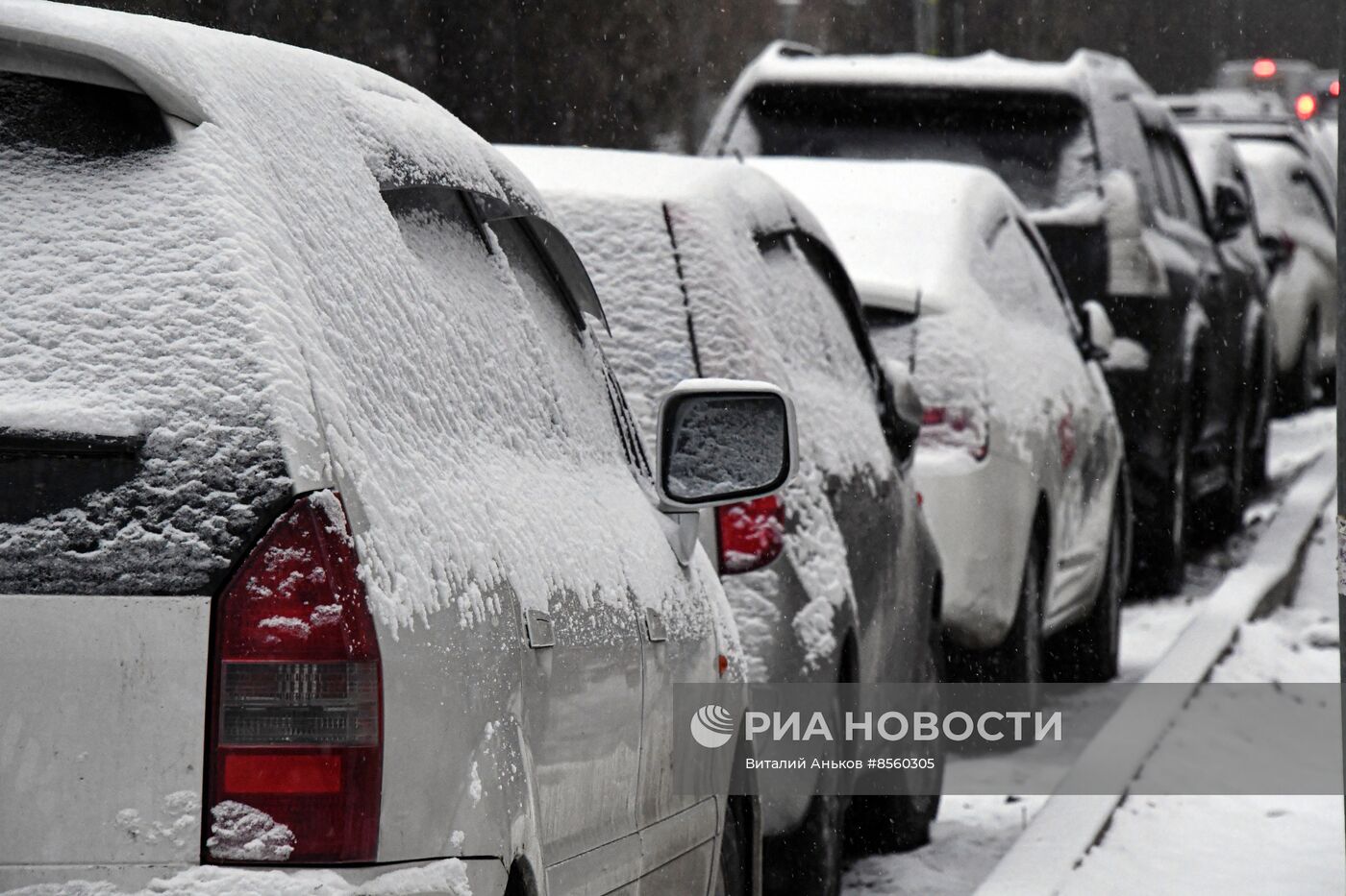 Первый снег во Владивостоке