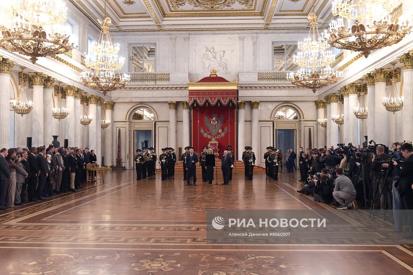 Церемония вручения первой Эрмитажной премии в области культуры и искусства