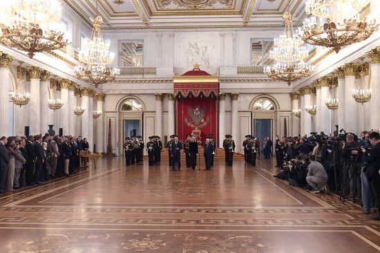 Церемония вручения первой Эрмитажной премии в области культуры и искусства