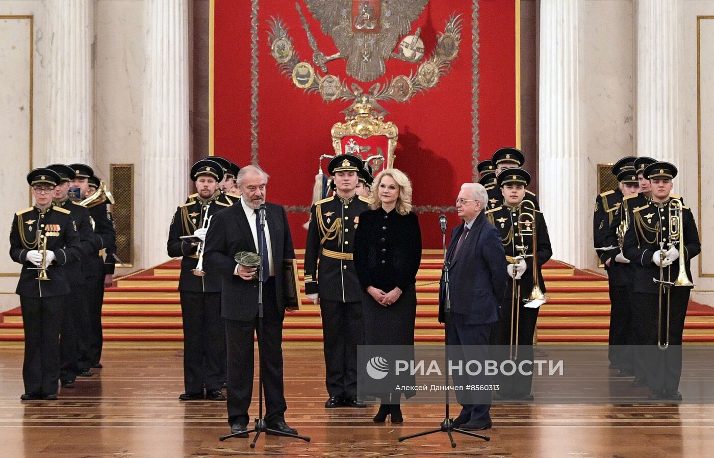 Церемония вручения первой Эрмитажной премии в области культуры и искусства