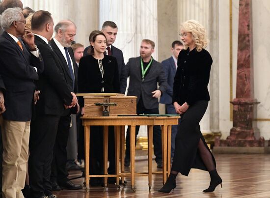 Церемония вручения первой Эрмитажной премии в области культуры и искусства