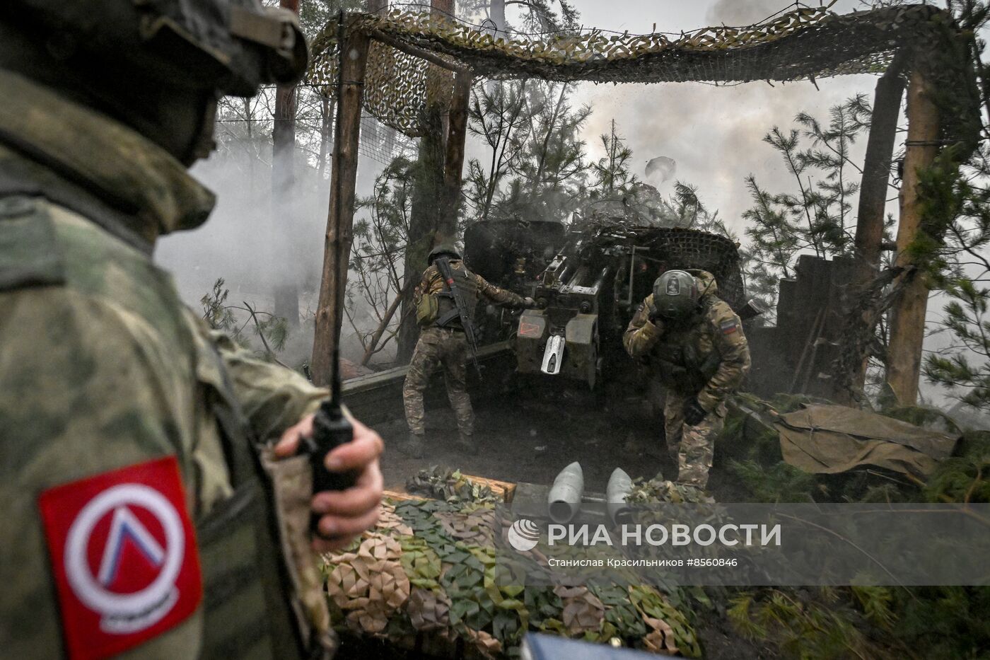 Контрбатарейная борьба артиллерии ЦВО на Краснолиманском направлении СВО