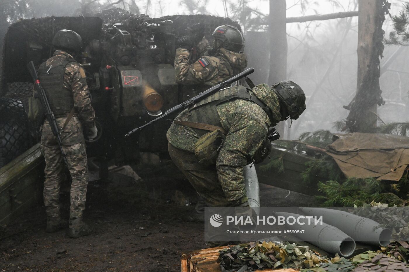 Контрбатарейная борьба артиллерии ЦВО на Краснолиманском направлении СВО