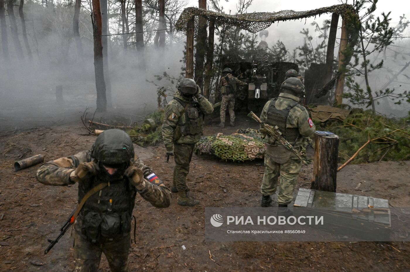 Контрбатарейная борьба артиллерии ЦВО на Краснолиманском направлении СВО