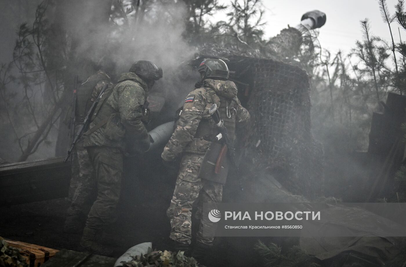 Контрбатарейная борьба артиллерии ЦВО на Краснолиманском направлении СВО