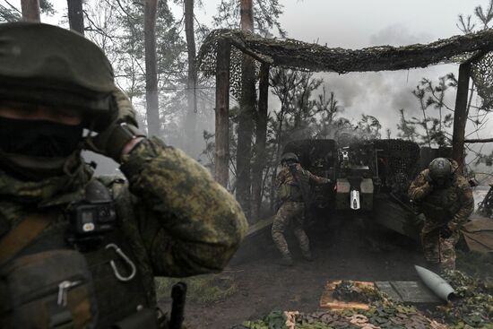 Контрбатарейная борьба артиллерии ЦВО на Краснолиманском направлении СВО