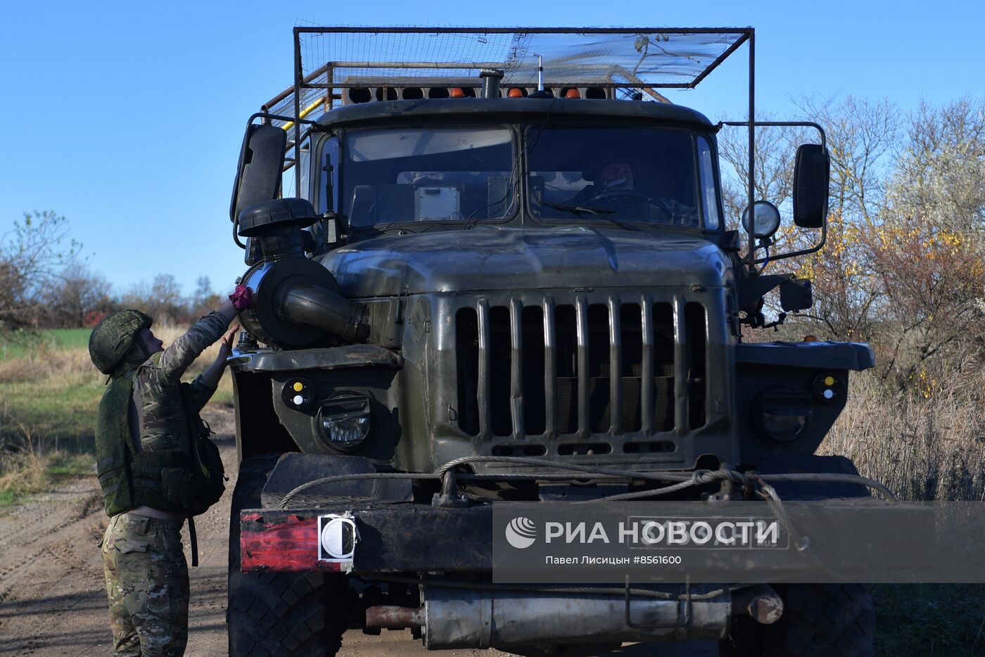 Боевая работа РСЗО "Град" на Запорожском направлении