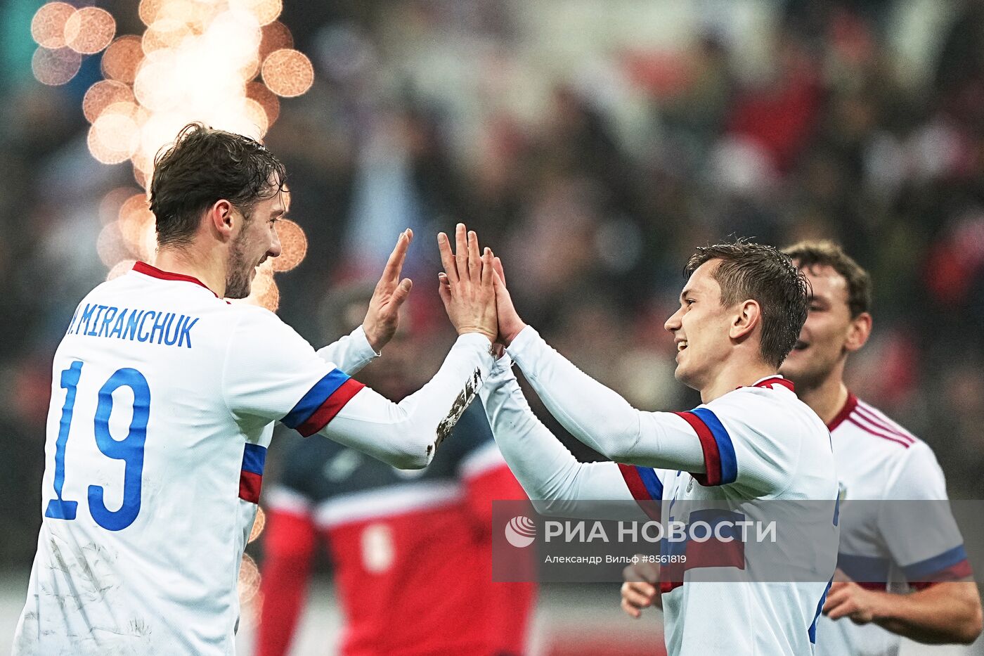 Футбол. Товарищеский матч. Россия - Куба