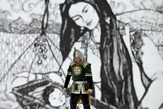 Международная выставка-форум "Россия"
Вечер алтайского танца и горлового пения, павильон №75
Государственный национальный театр танца и песни "Алтам" Место: Россия, Москва. Автор: Максим Блинов/РИА Новости. Выставка "Россия". Республика Алтай. День региона