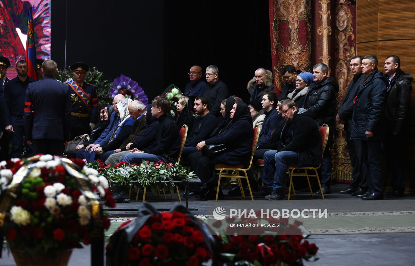 Прощание с А. Тулеевым в Кемерове 