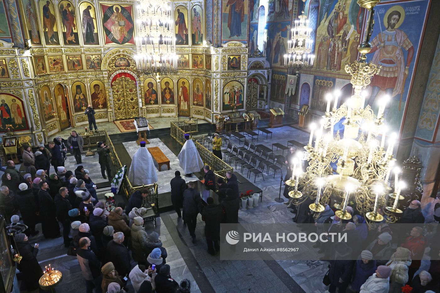 Прощание с А. Тулеевым в Кемерове