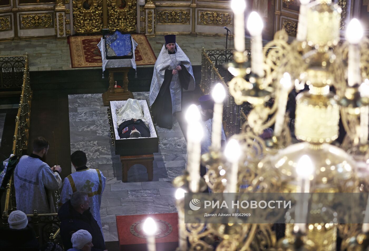 Прощание с А. Тулеевым в Кемерове 