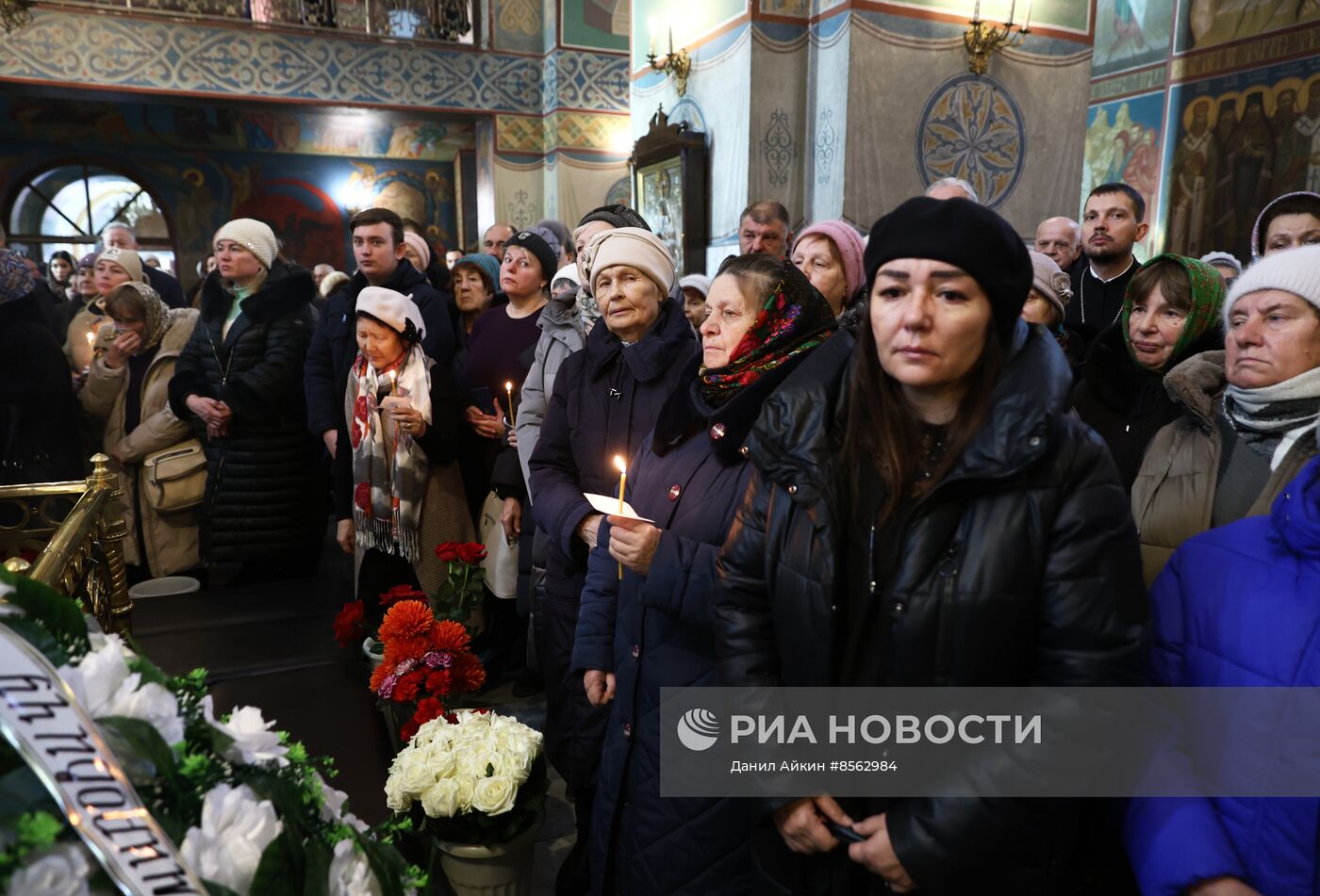 Прощание с А. Тулеевым в Кемерове 