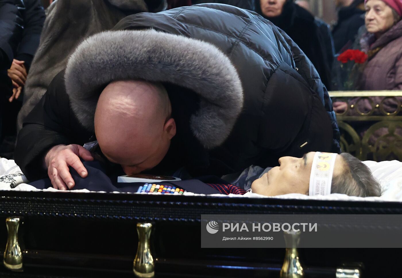 Прощание с А. Тулеевым в Кемерове 