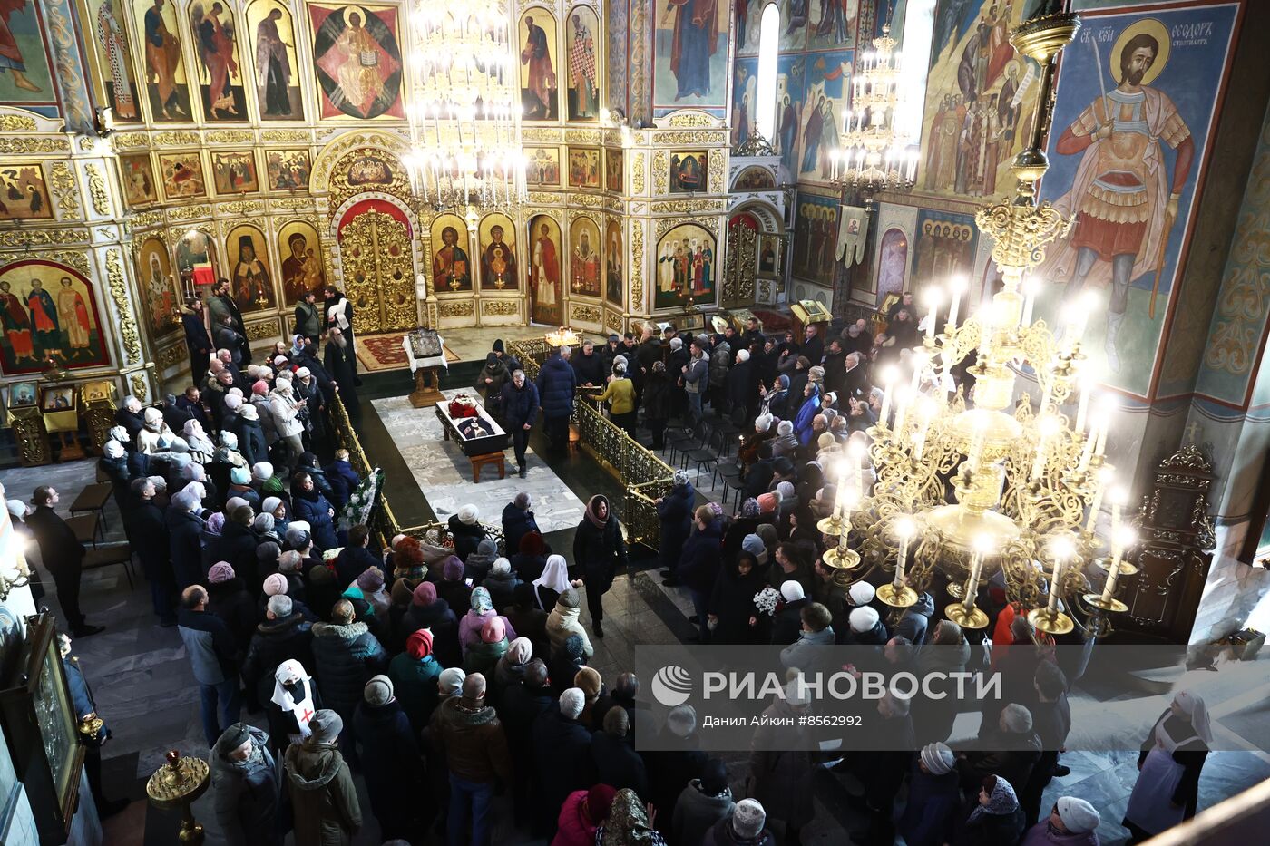 Прощание с А. Тулеевым в Кемерове 