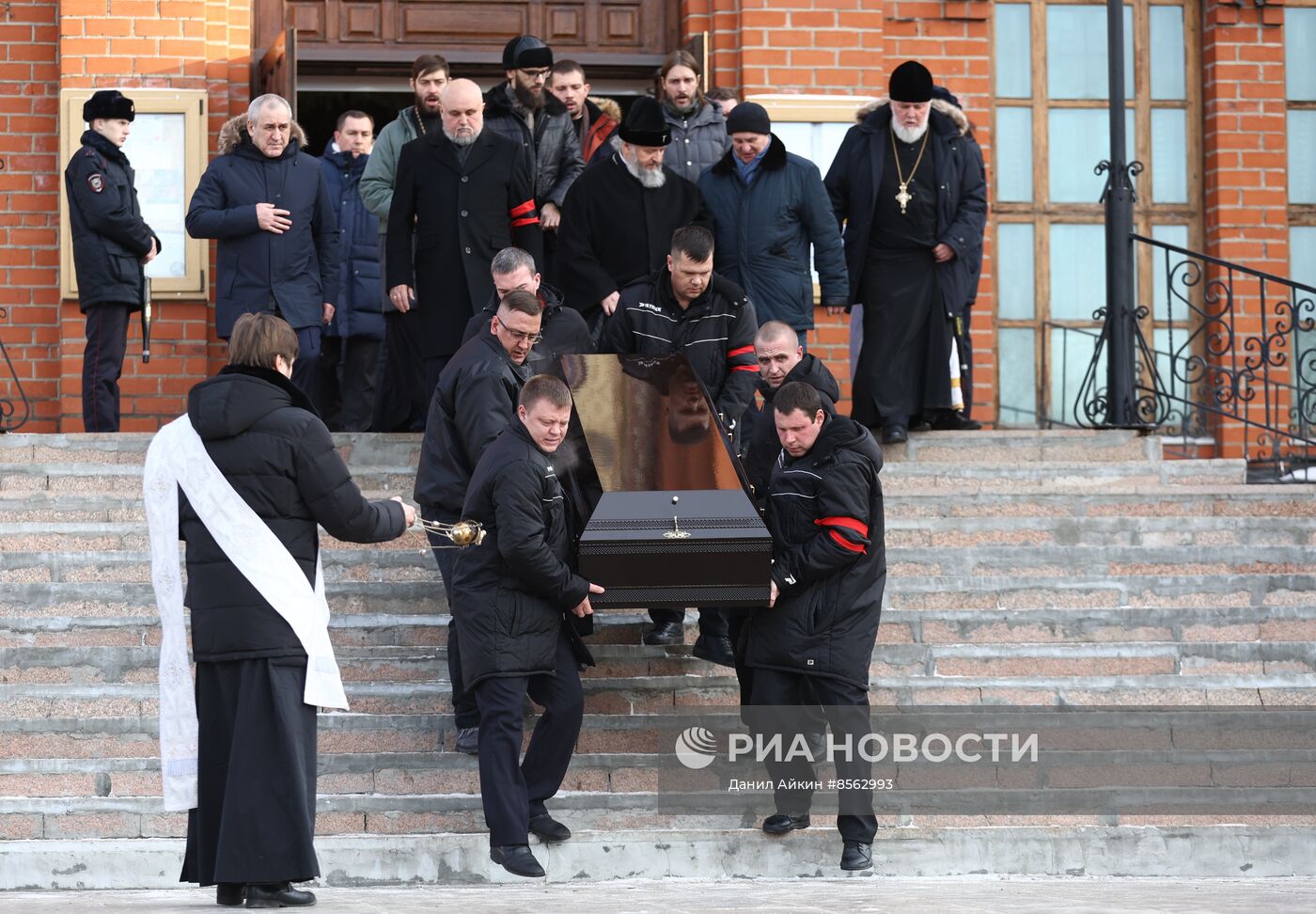 Прощание с А. Тулеевым в Кемерове