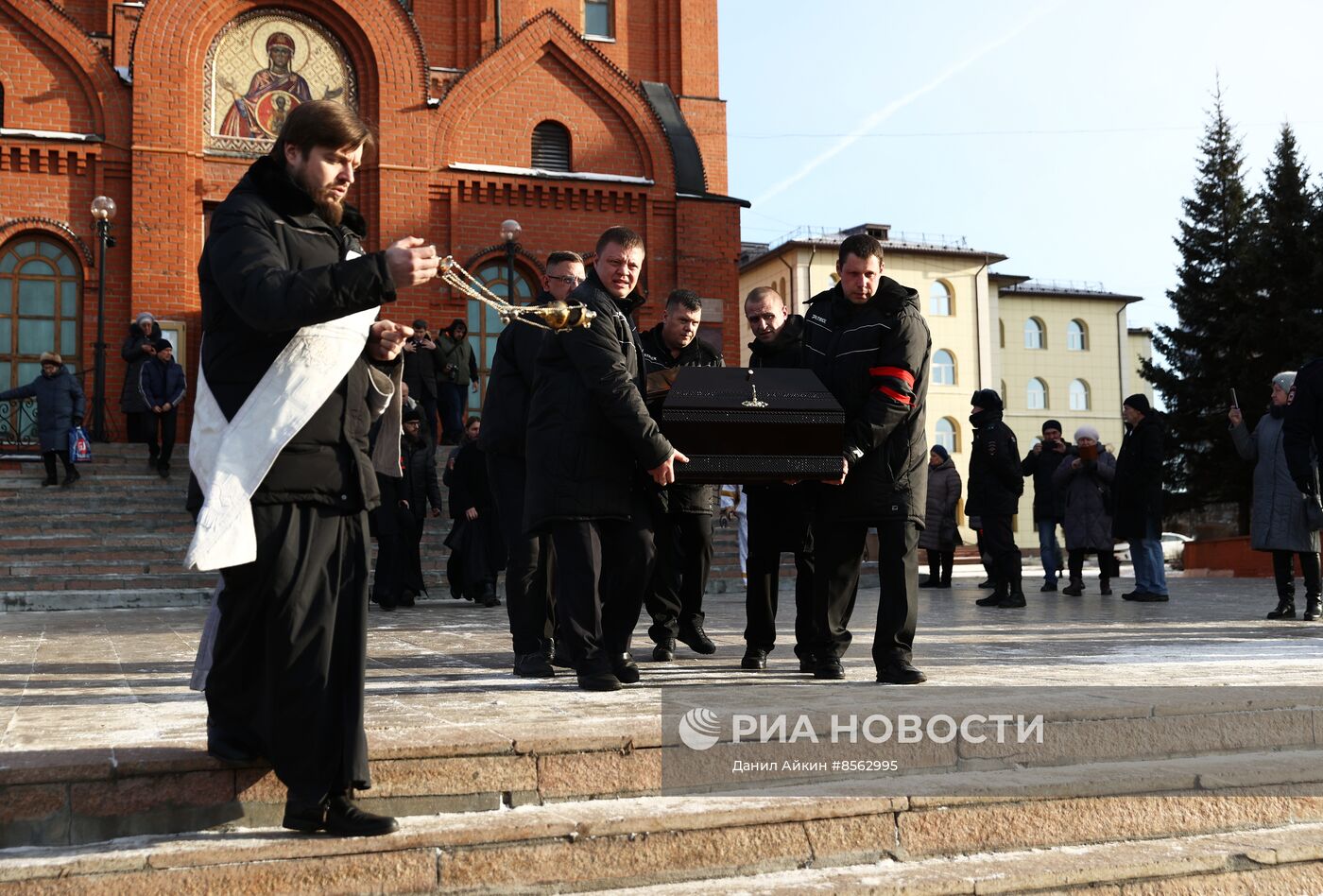 Прощание с А. Тулеевым в Кемерове