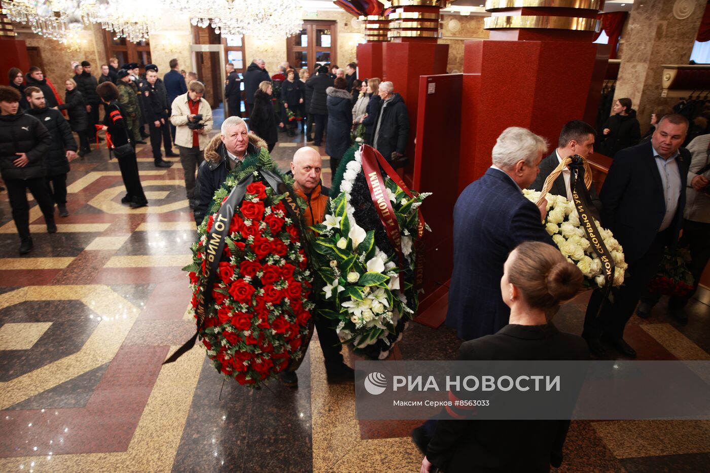 Прощание с А. Тулеевым в Кемерове 