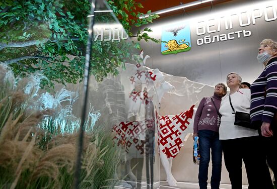 Международная выставка-форум "Россия"
Стенд Белгородской области, павильон № 75
Место: Россия, Москва. Автор: Григорий Сысоев/РИА Новости. Работа выставки "Россия"