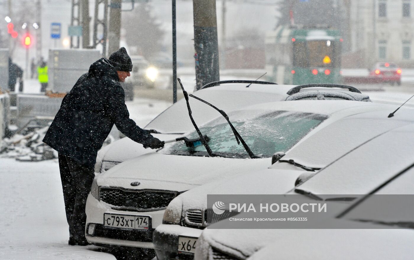 Снег в Челябинске