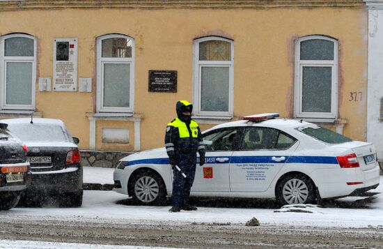 Снег в Челябинске