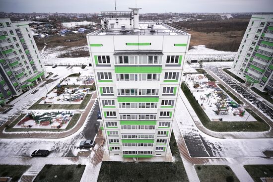 Вручение ключей от новой квартиры в Мариуполе