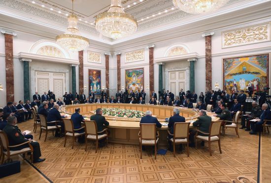 Президент РФ В. Путин принял участие в заседании Совета коллективной безопасности ОДКБ