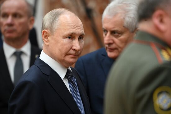 Президент РФ В. Путин принял участие в заседании Совета коллективной безопасности ОДКБ