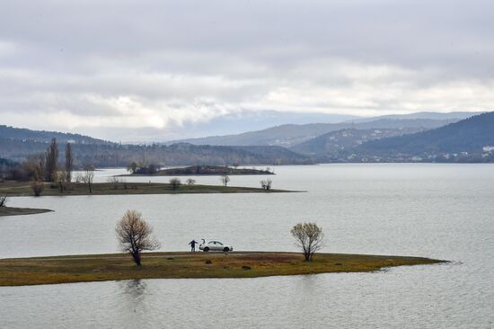 В Симферопольском водохранилище зафиксирован прирост воды из-за обильных осадков