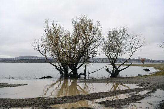 В Симферопольском водохранилище зафиксирован прирост воды из-за обильных осадков