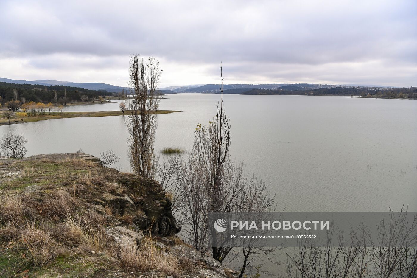 В Симферопольском водохранилище зафиксирован прирост воды из-за обильных осадков