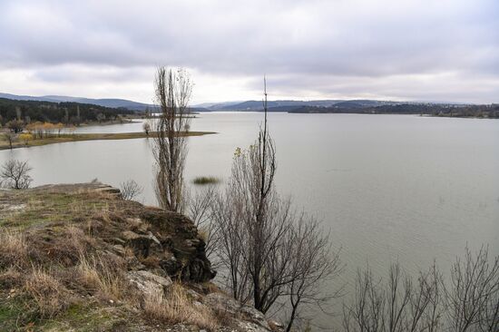 В Симферопольском водохранилище зафиксирован прирост воды из-за обильных осадков