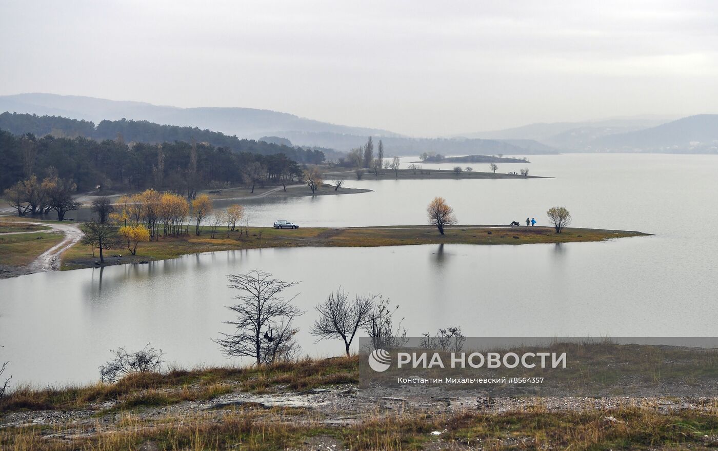 В Симферопольском водохранилище зафиксирован прирост воды из-за обильных осадков