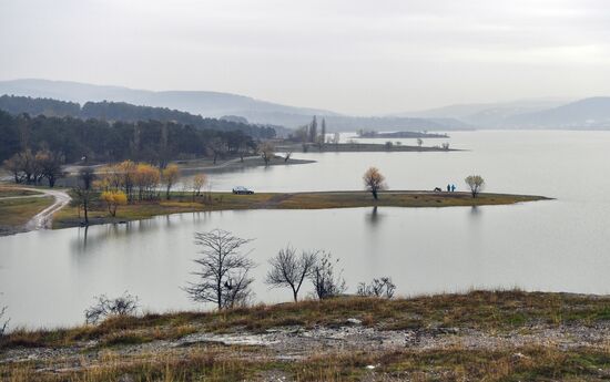 В Симферопольском водохранилище зафиксирован прирост воды из-за обильных осадков