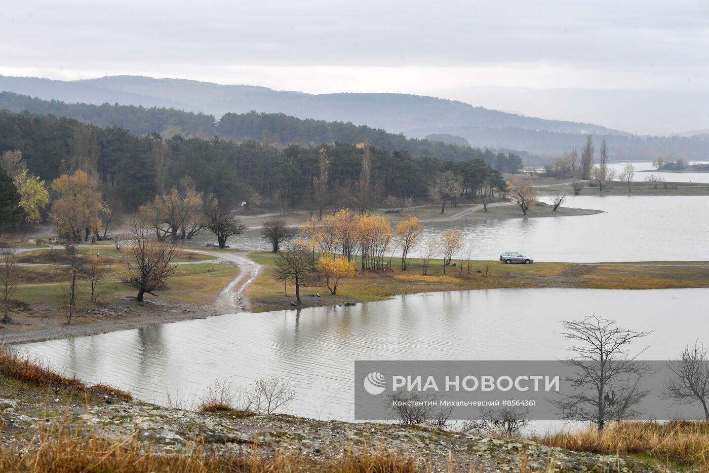 В Симферопольском водохранилище зафиксирован прирост воды из-за обильных осадков