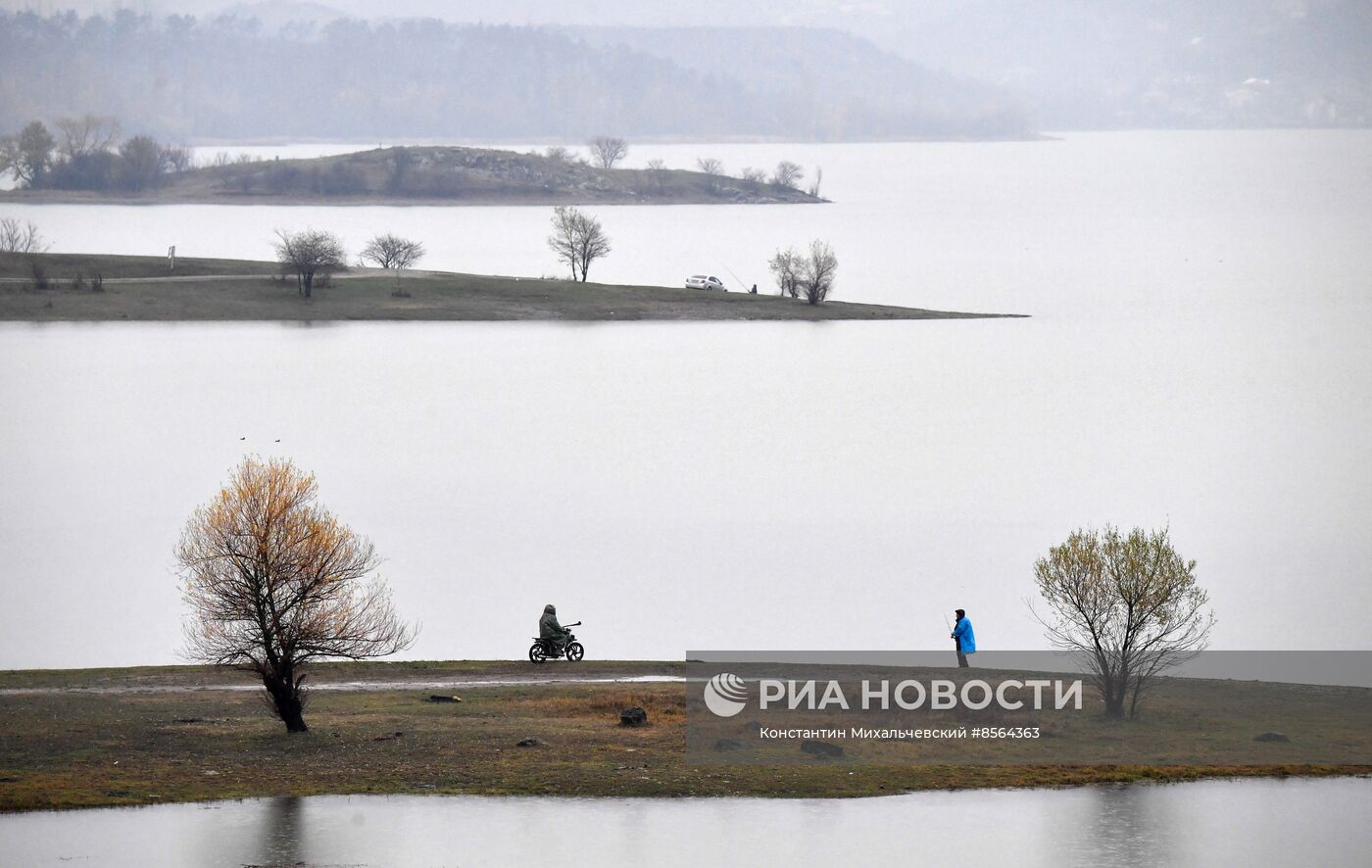 В Симферопольском водохранилище зафиксирован прирост воды из-за обильных осадков