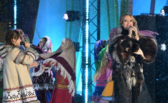 Выставка "Россия". Мультимедийное шоу "Магия Края: путешествие по Югре"