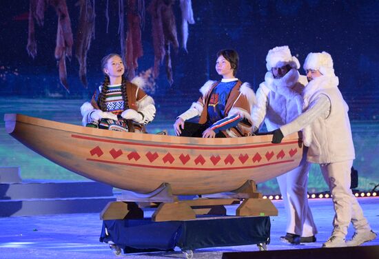 Выставка "Россия". Мультимедийное шоу "Магия Края: путешествие по Югре"