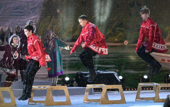 Выставка "Россия". Мультимедийное шоу "Магия Края: путешествие по Югре"