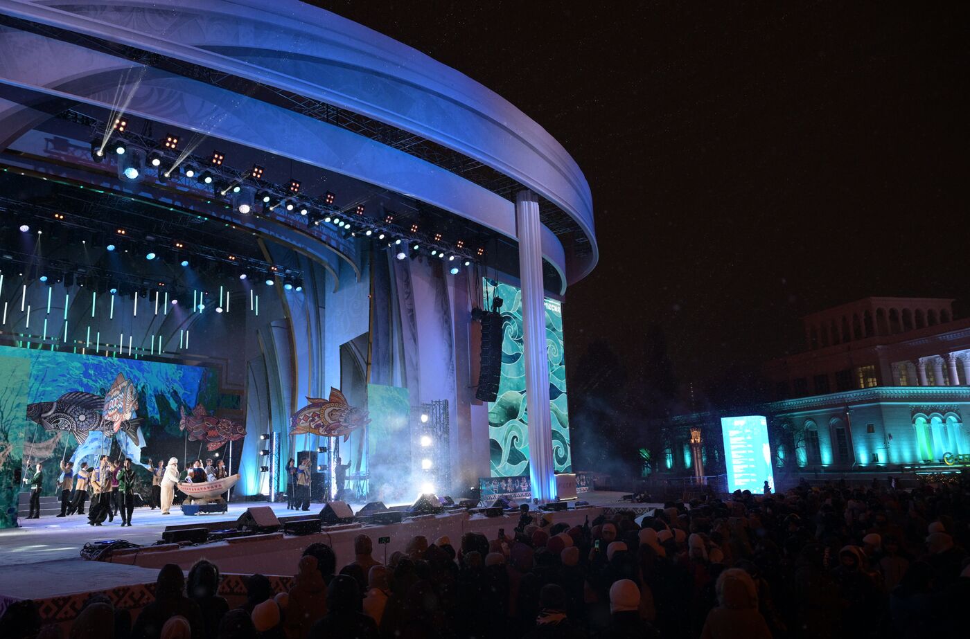 Выставка "Россия". Мультимедийное шоу "Магия Края: путешествие по Югре"