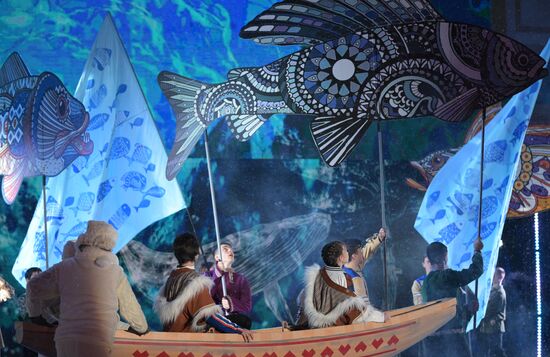 Выставка "Россия". Мультимедийное шоу "Магия Края: путешествие по Югре"